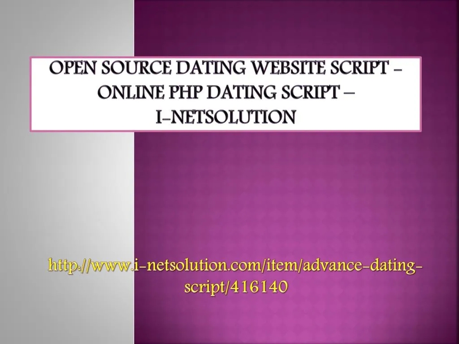 dating website php