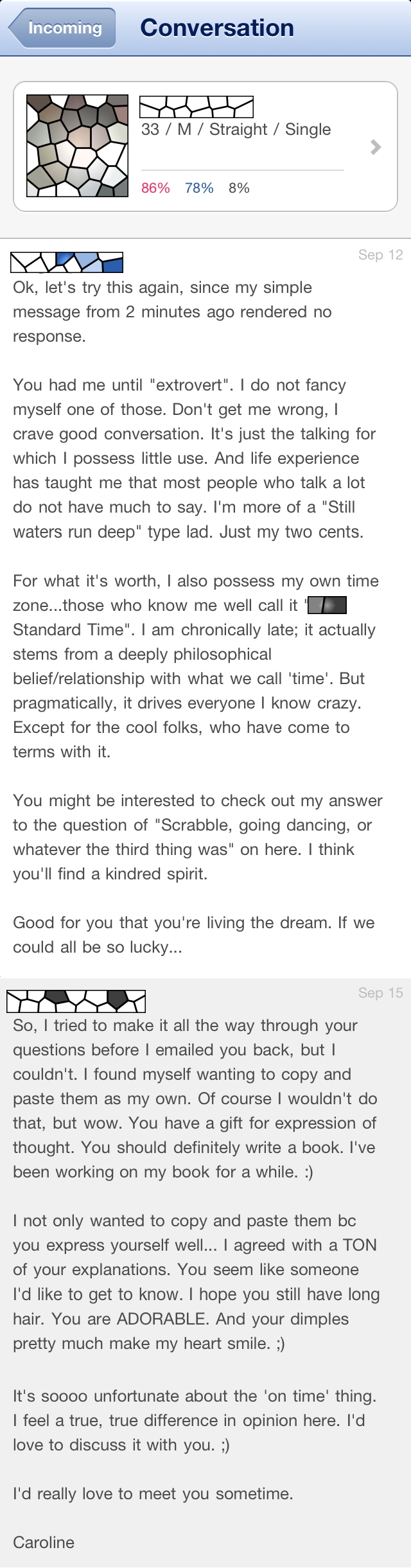 what to say on first message online dating examples